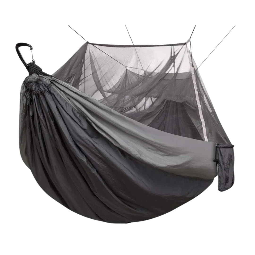 Outdoor Hanging Hammock with Mesh Netting, 78"x118 - Image 4