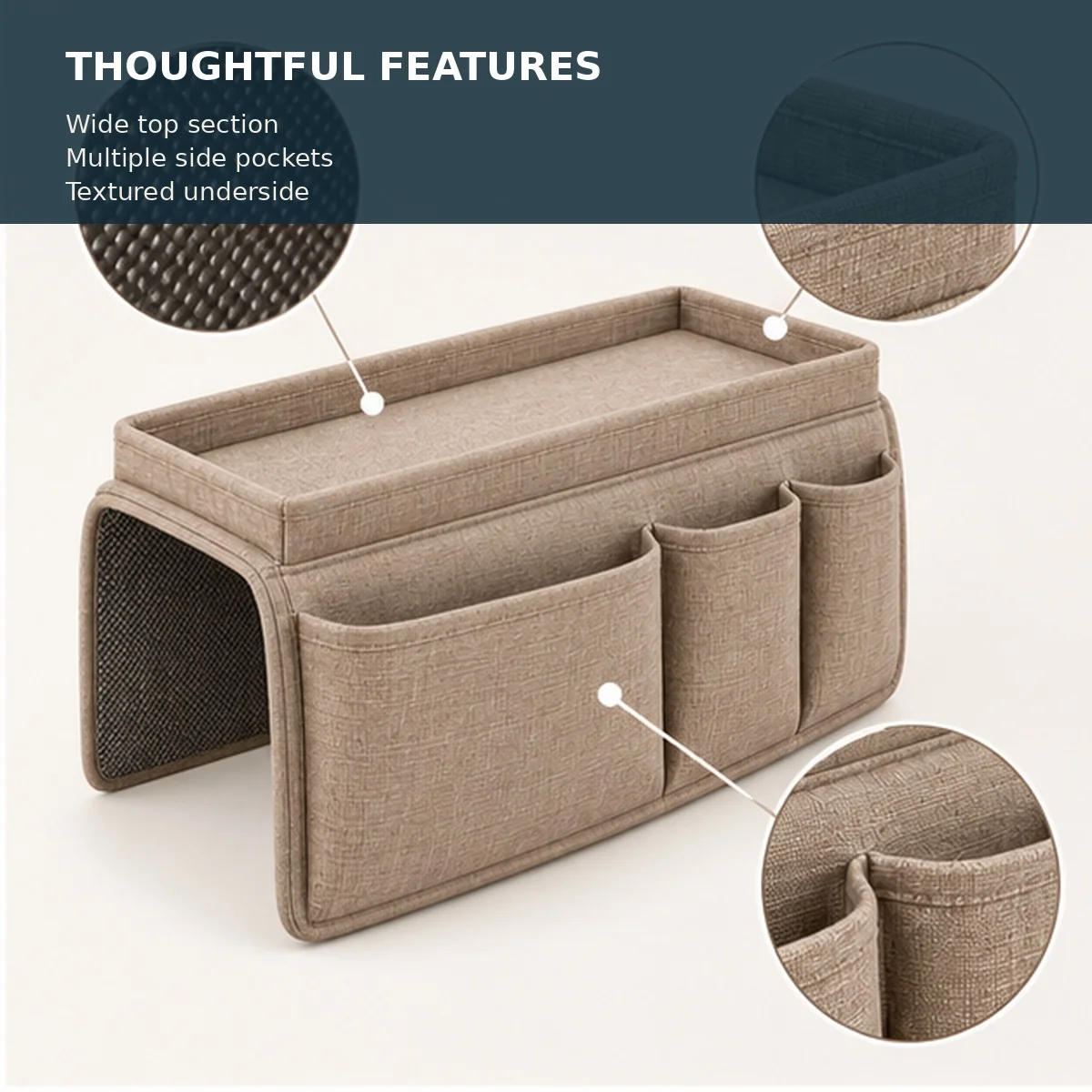Sofa Armrest Organizer - Image 3