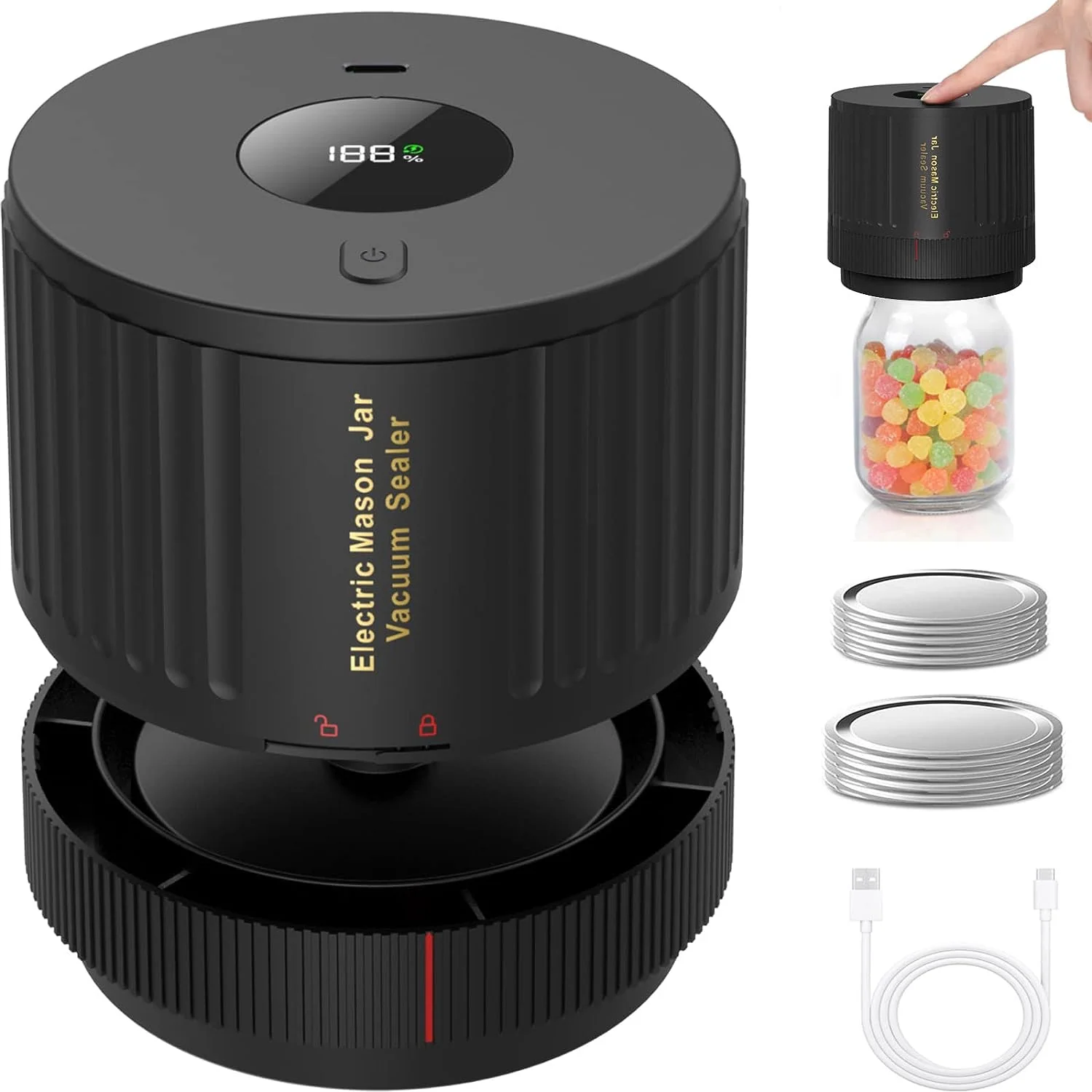 SealGuard Automatic Jar Sealer for Superior Food Storage