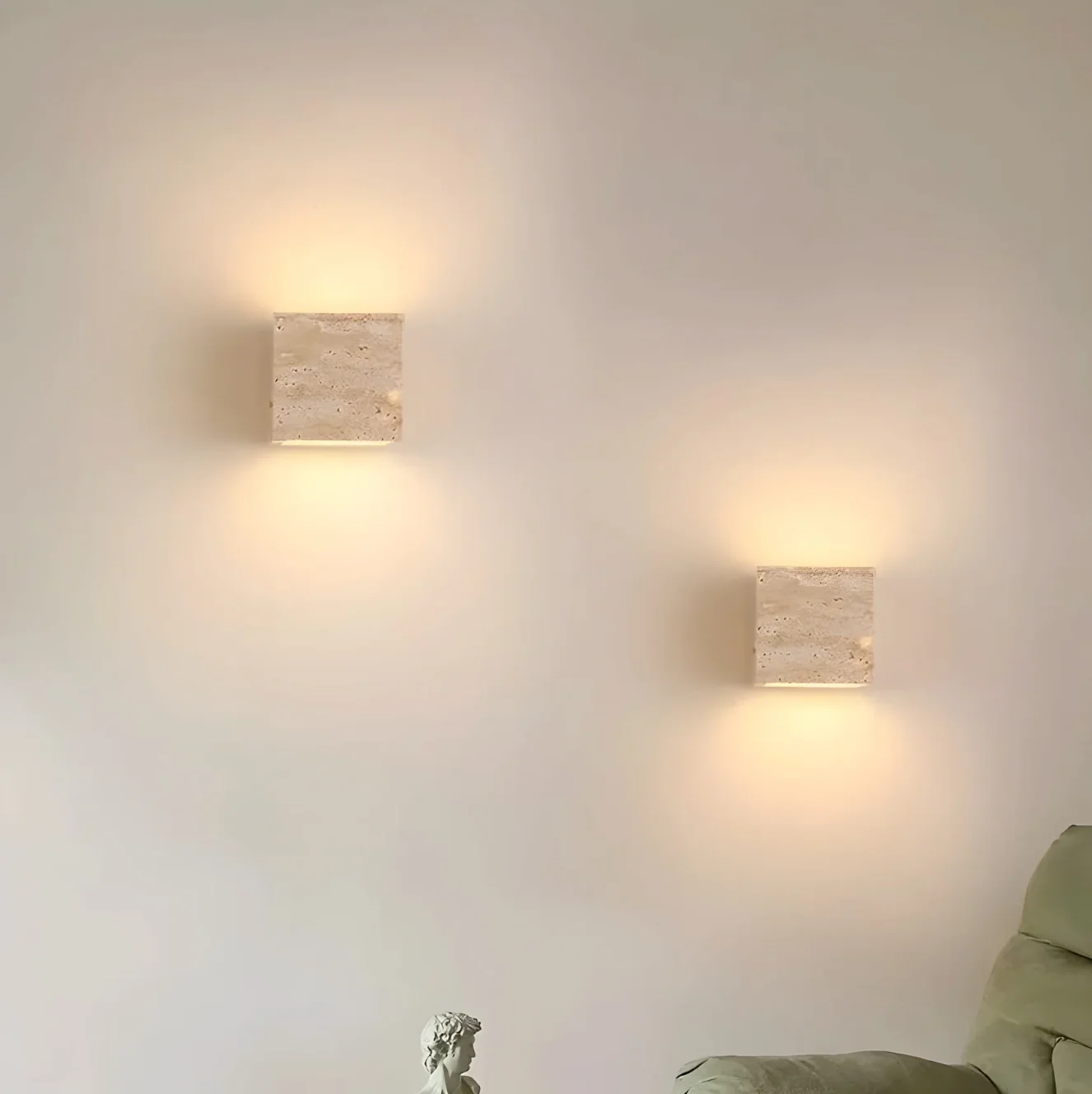Elegant Stone Wall Light - Unique Natural Accent Fixture - Image 2