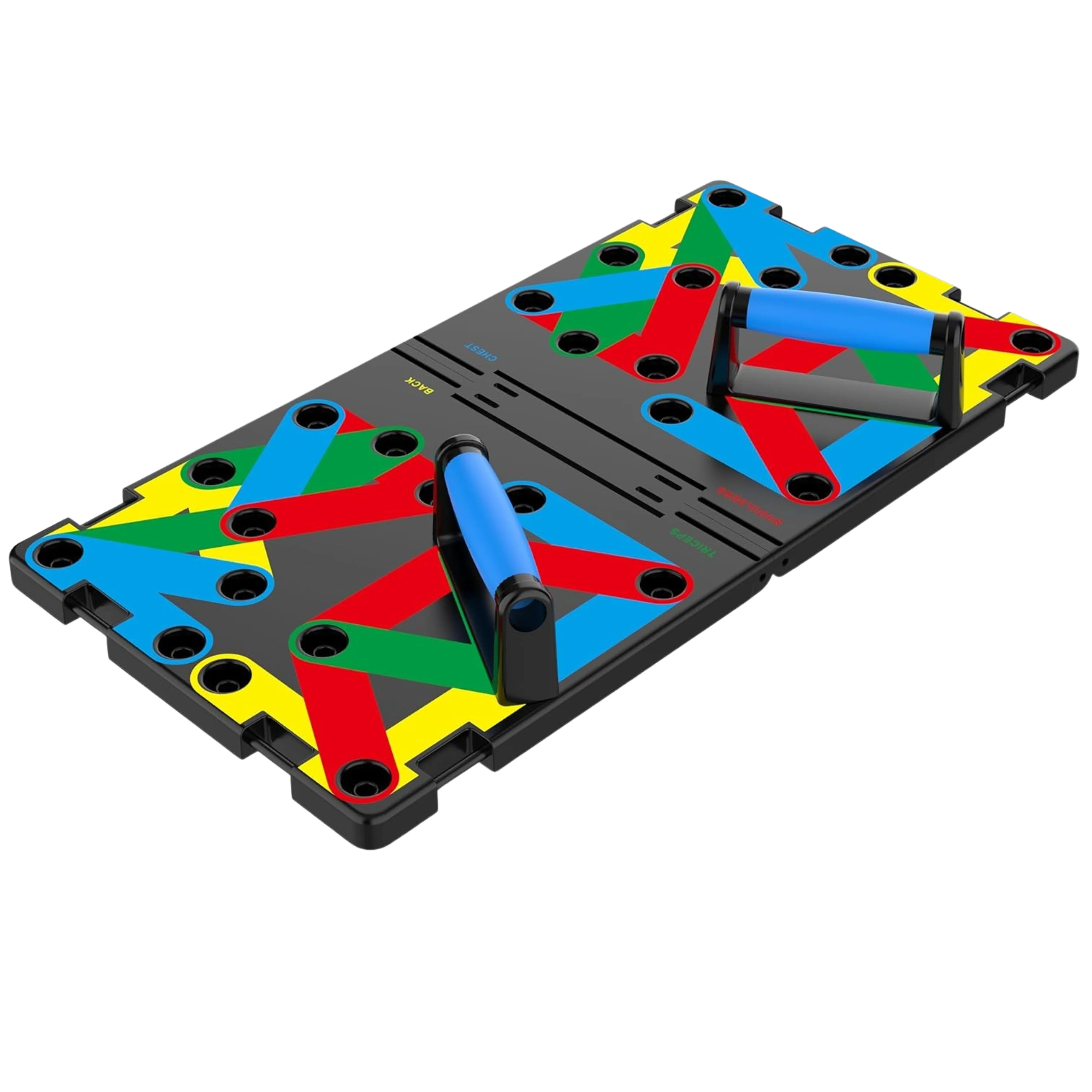 Multi-Angle Home Workout System with Color-Coded Push-Up Board - Image 3