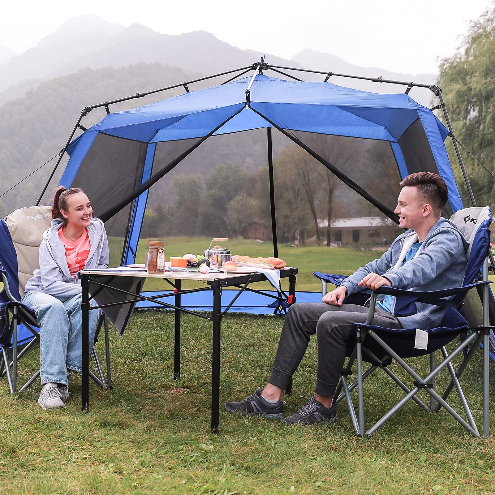 KingCamp Lumbar Support Oversized Camping Chair - Image 38