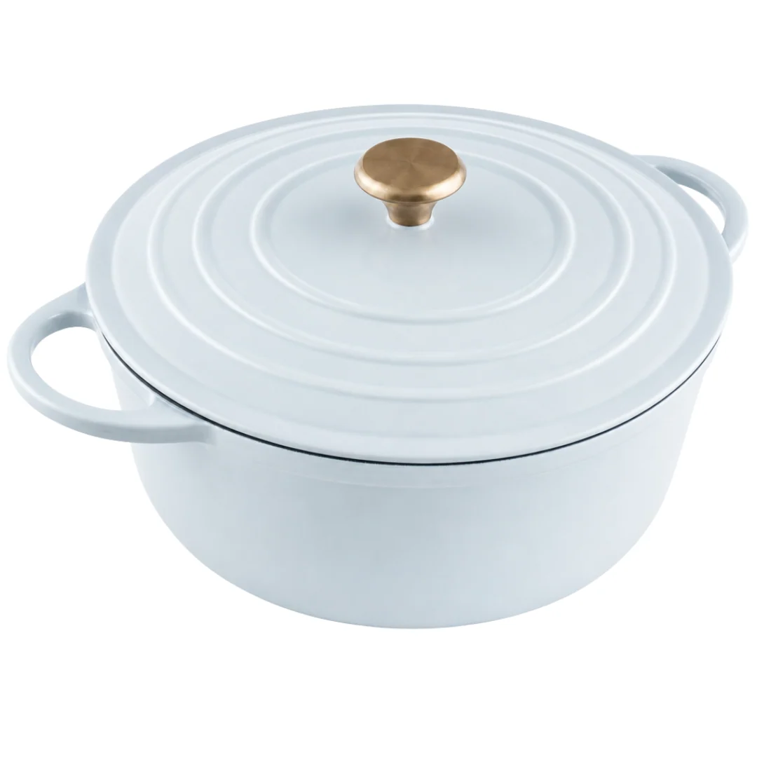 Enameled Cast Iron Dutch Oven with Lid – 6.4 Quart for Baking - Image 5
