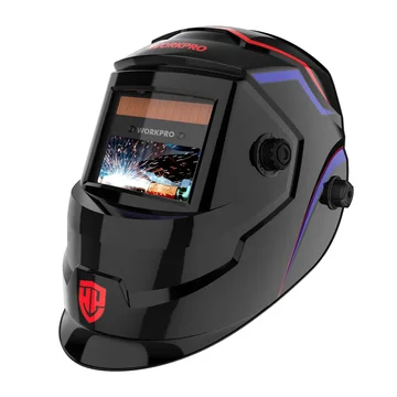 WORKPRO Welding Helmet Shield True Color Auto Darkening 1/1/1/2 Welder Mask Hood