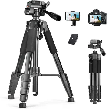Aluminum Tripod for Cameras – 79 Inches Tall