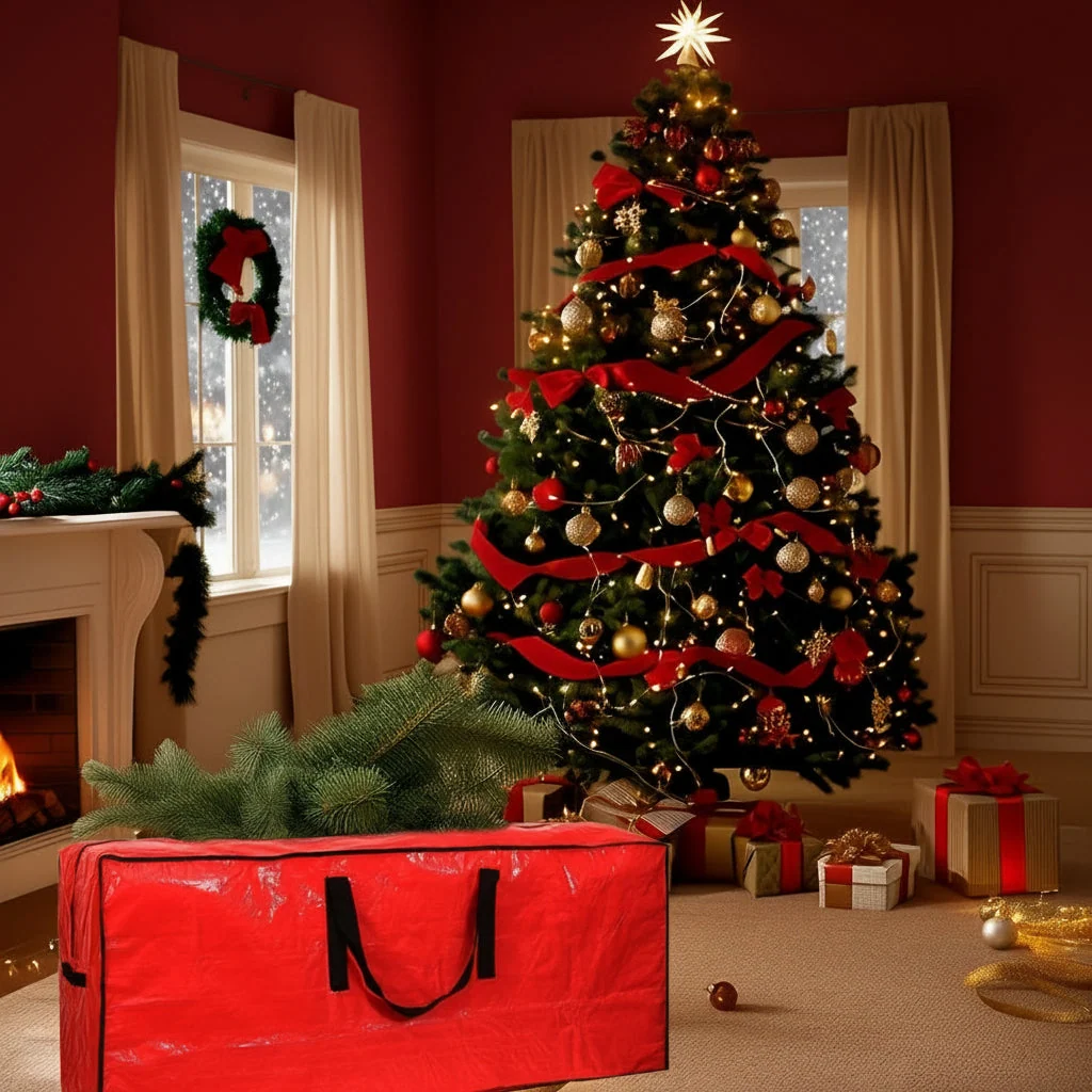 Durable Waterproof Organizer for Holiday Tree Storage - Image 6