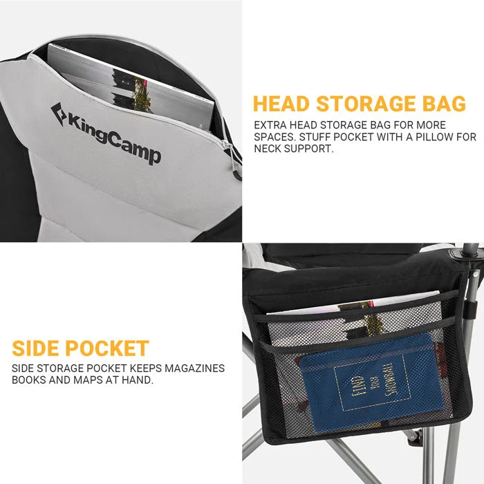KingCamp Lumbar Support Oversized Camping Chair - Image 19