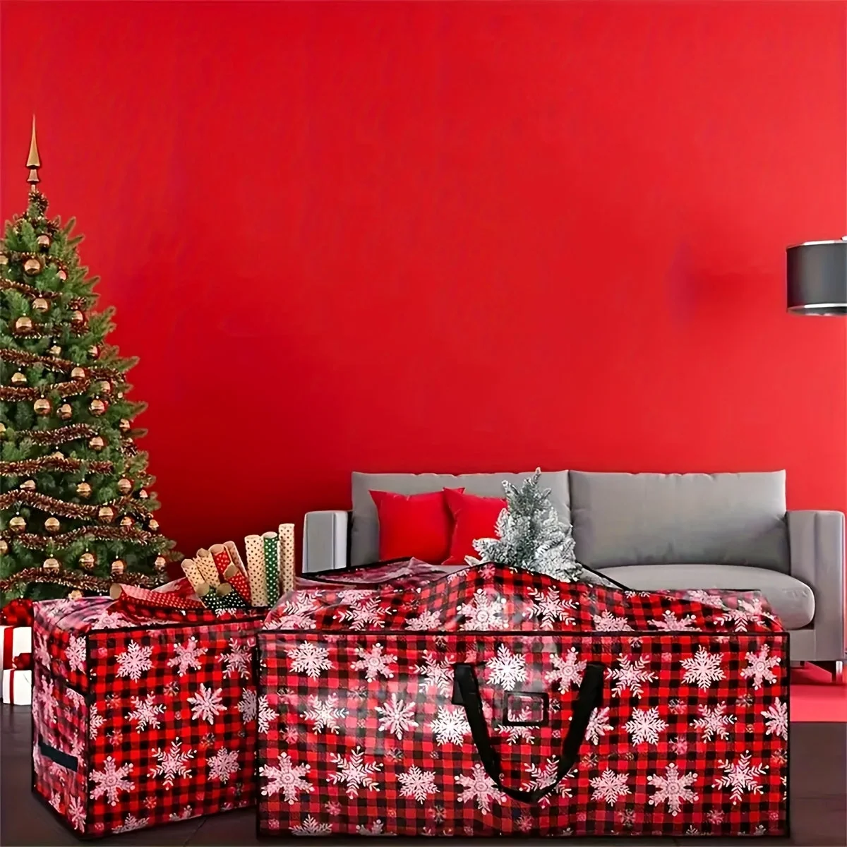 Durable Waterproof Organizer for Holiday Tree Storage - Image 14