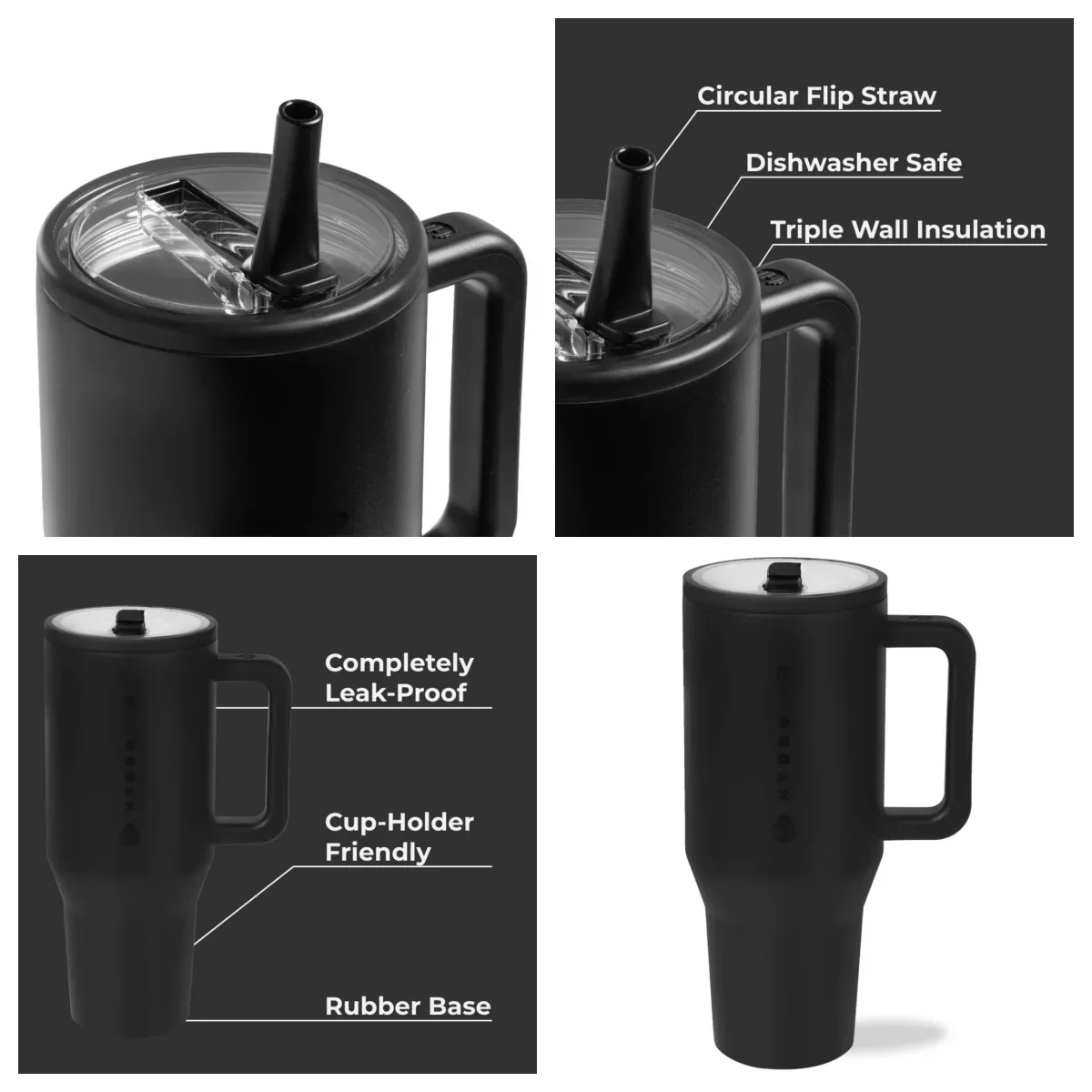 Flip Straw Insulated Tumbler - Image 5