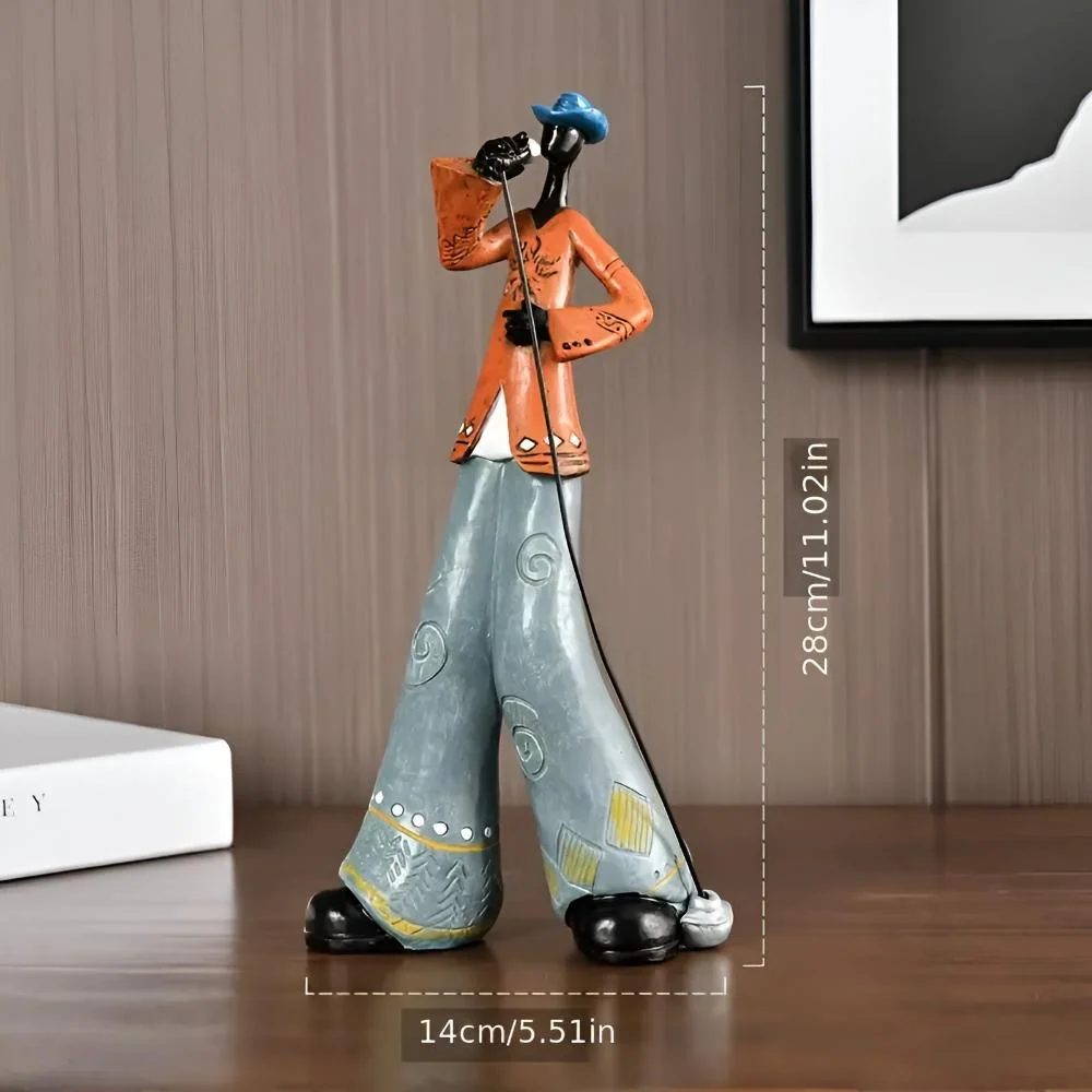 Tabletop Figurine Resin Abstract Jazz Design - Image 4