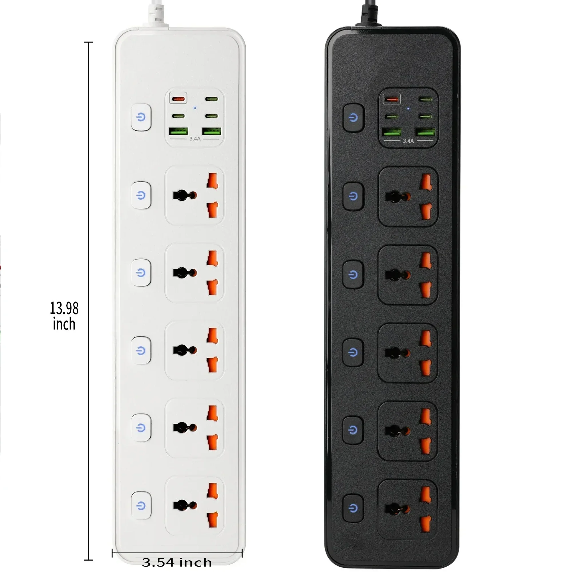 Travel Power Adapter with Multiple Outlets for Global Use - Image 13