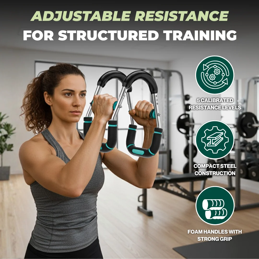 Adjustable Carbon Steel Arm Twister Trainer with 5 Resistance Levels