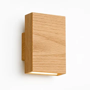 Scandinavian Wood Wall Lamp With Dimmable LED