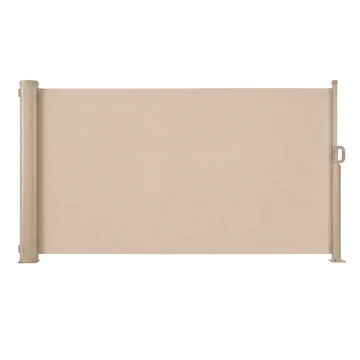Outdoor Patio Privacy Screen - Retractable Side Awning 118 x 71 Inches