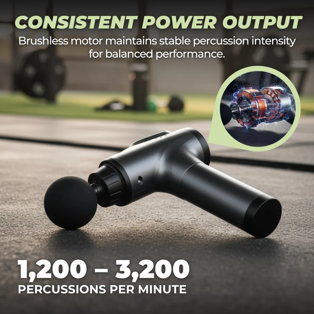Massage Gun with 30 Speeds and 9 Heads for Back and Muscle Use