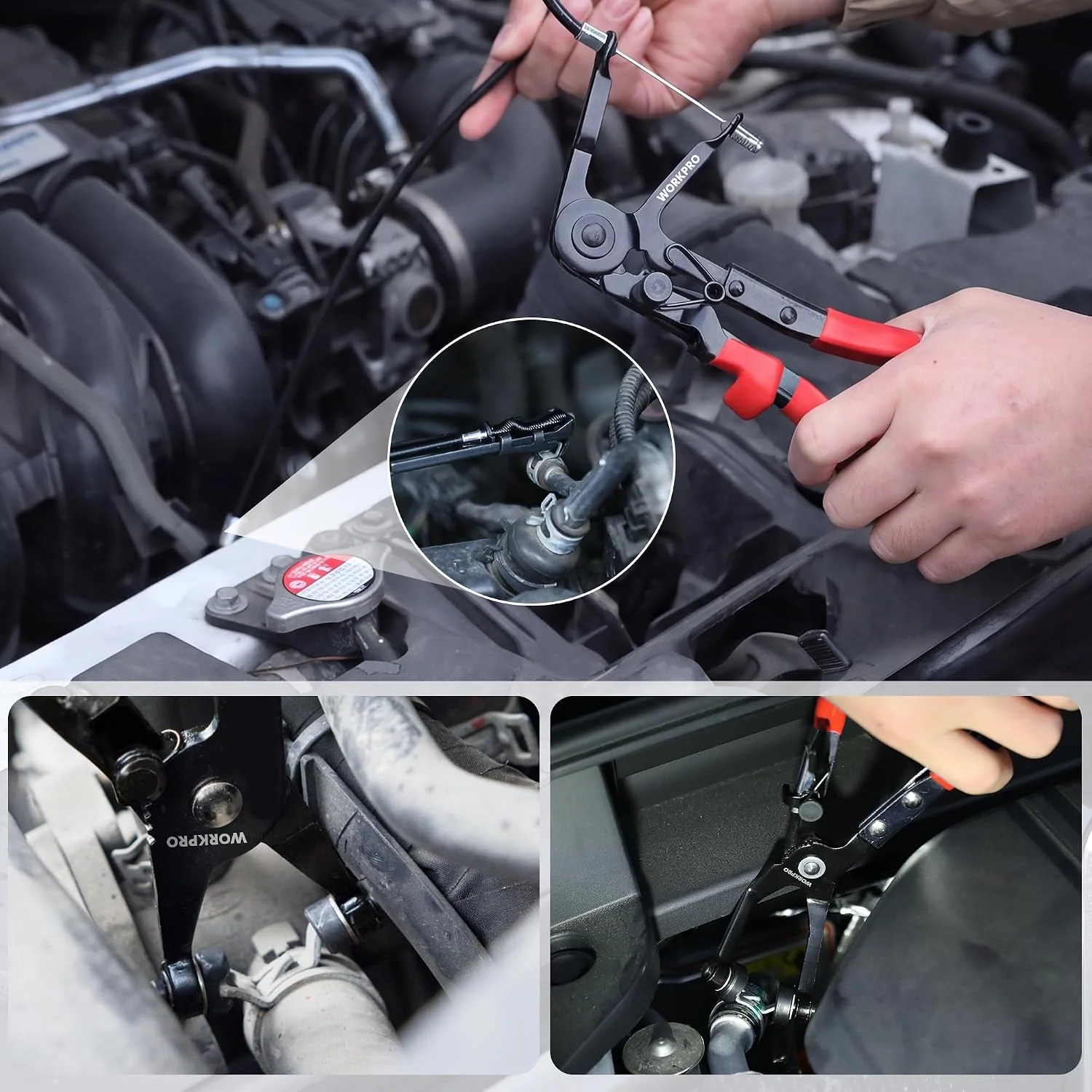 WORKPRO 3-Piece Hose Clamp Pliers Set - Image 6