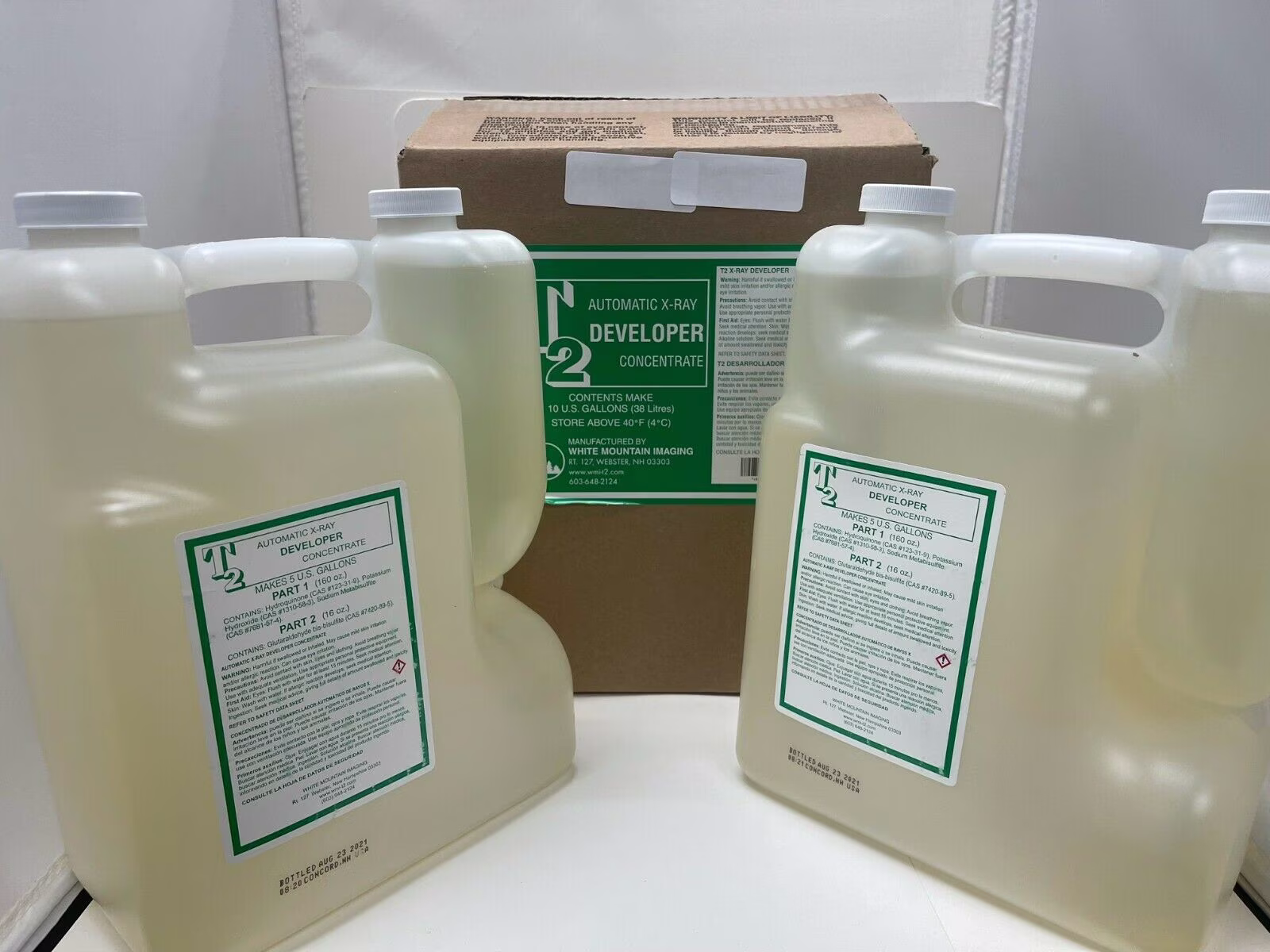 T-2 X-Ray Developer Concentrate - 10 Gallon - MIX-4010D - 1 Case