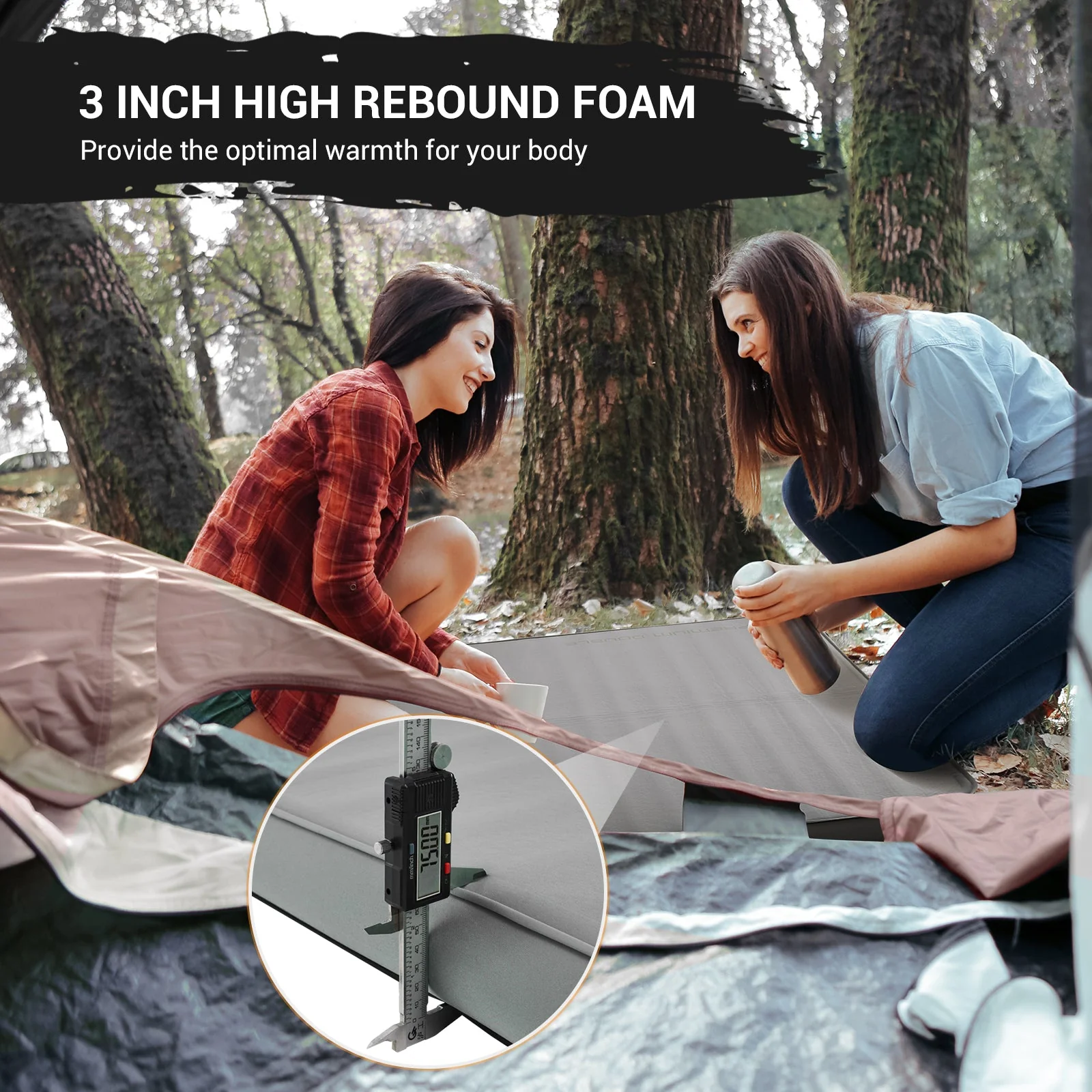 KingCamp PREMIUM Self Inflating Foam Sleeping Pad Double/Single - Image 29