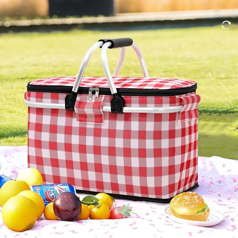 Picnic Basket Insulated Foldable 22L Padded Handles - Image 11