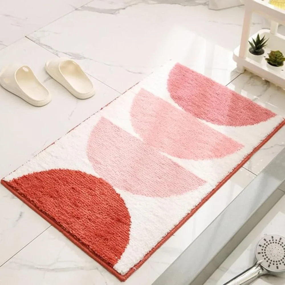 Bath Mat Plush Microfiber Absorbent Non-Slip Backing - Image 4