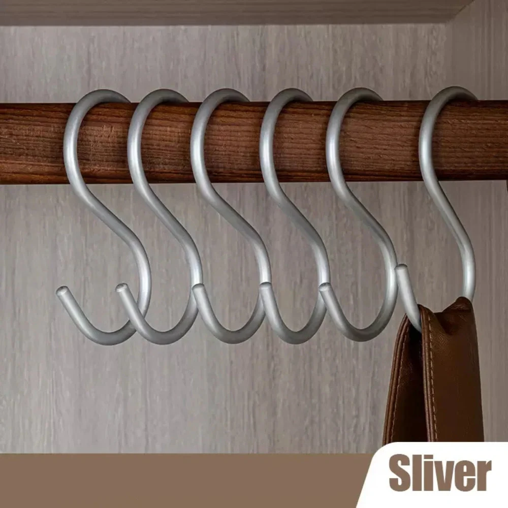 S-Hook Clothes Hangers Heavy-Duty Space-Saving Set of 3 - Image 2