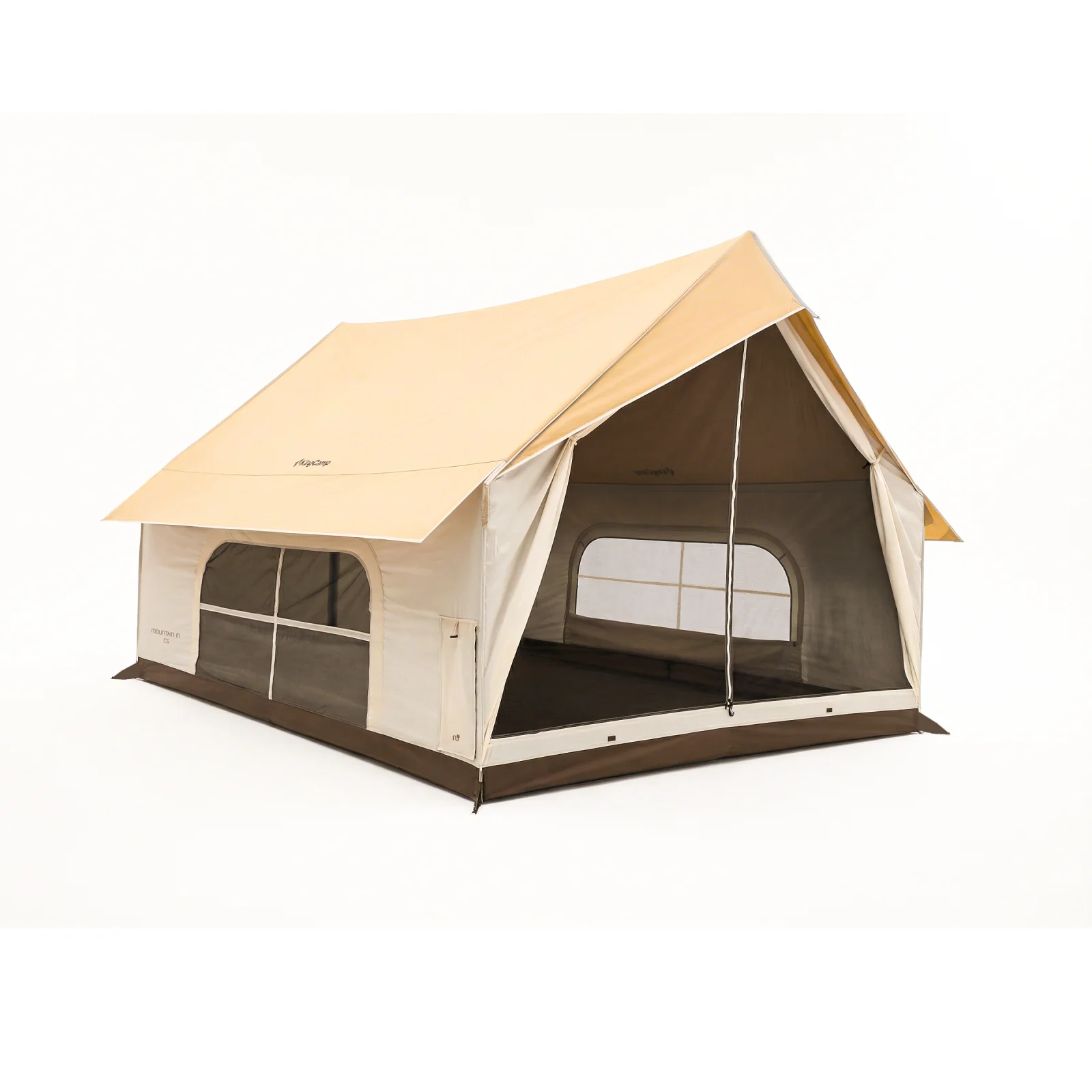 KingCamp 4-Season Cabin Tent with Stove (Size L) Bundle