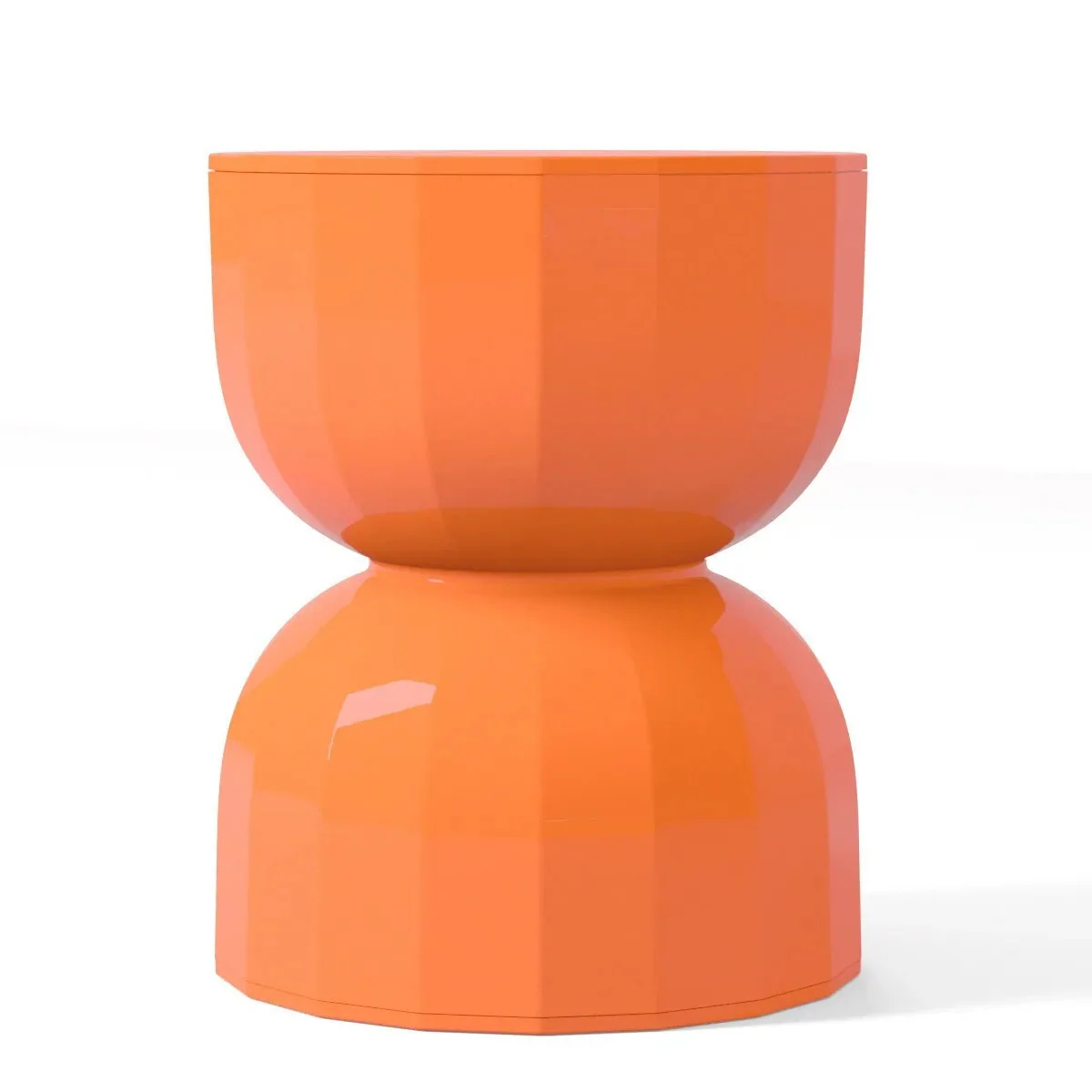 Elegant Hourglass-Shaped Accent Table for Modern Decor