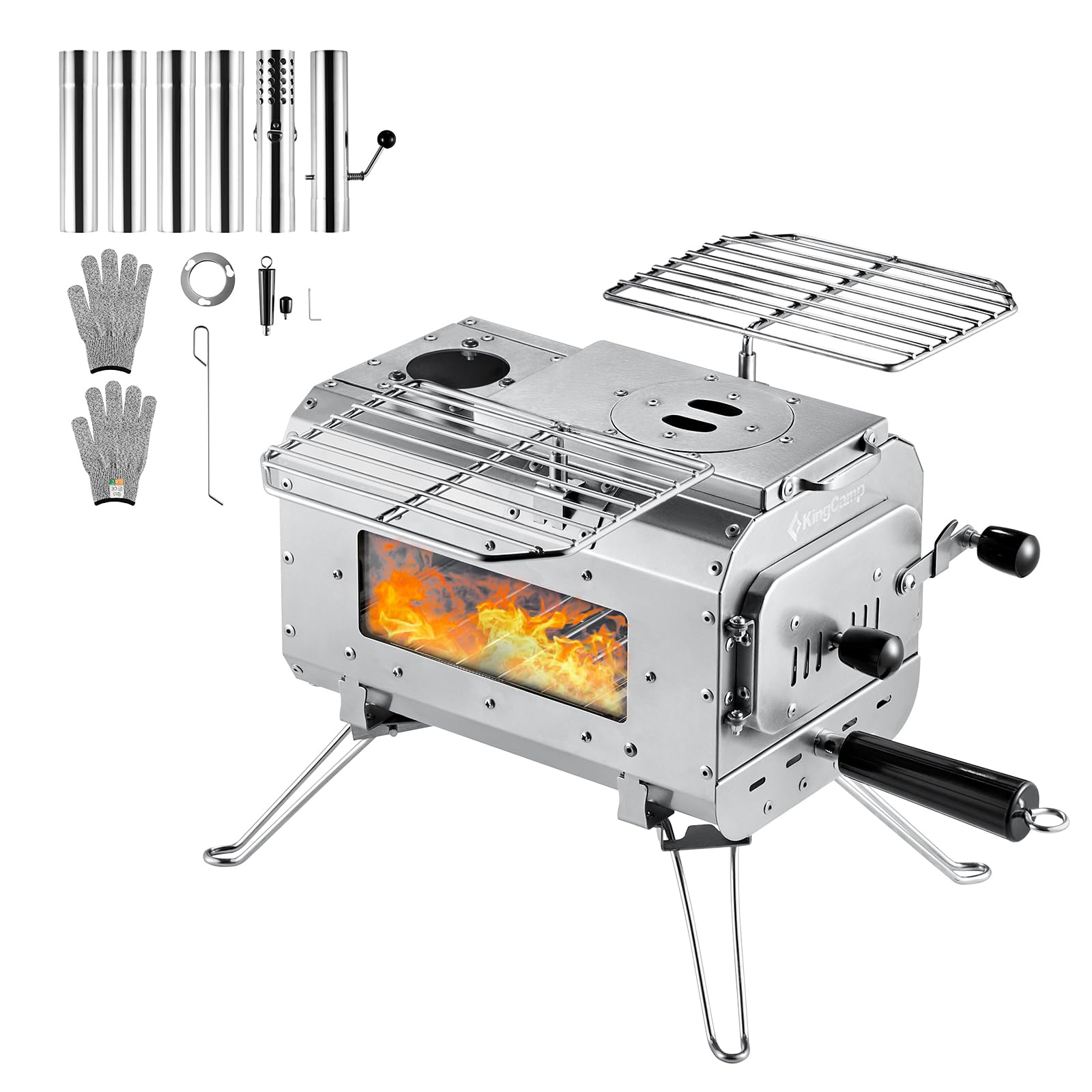 KingCamp Surefire Camping Wood Tent Stove