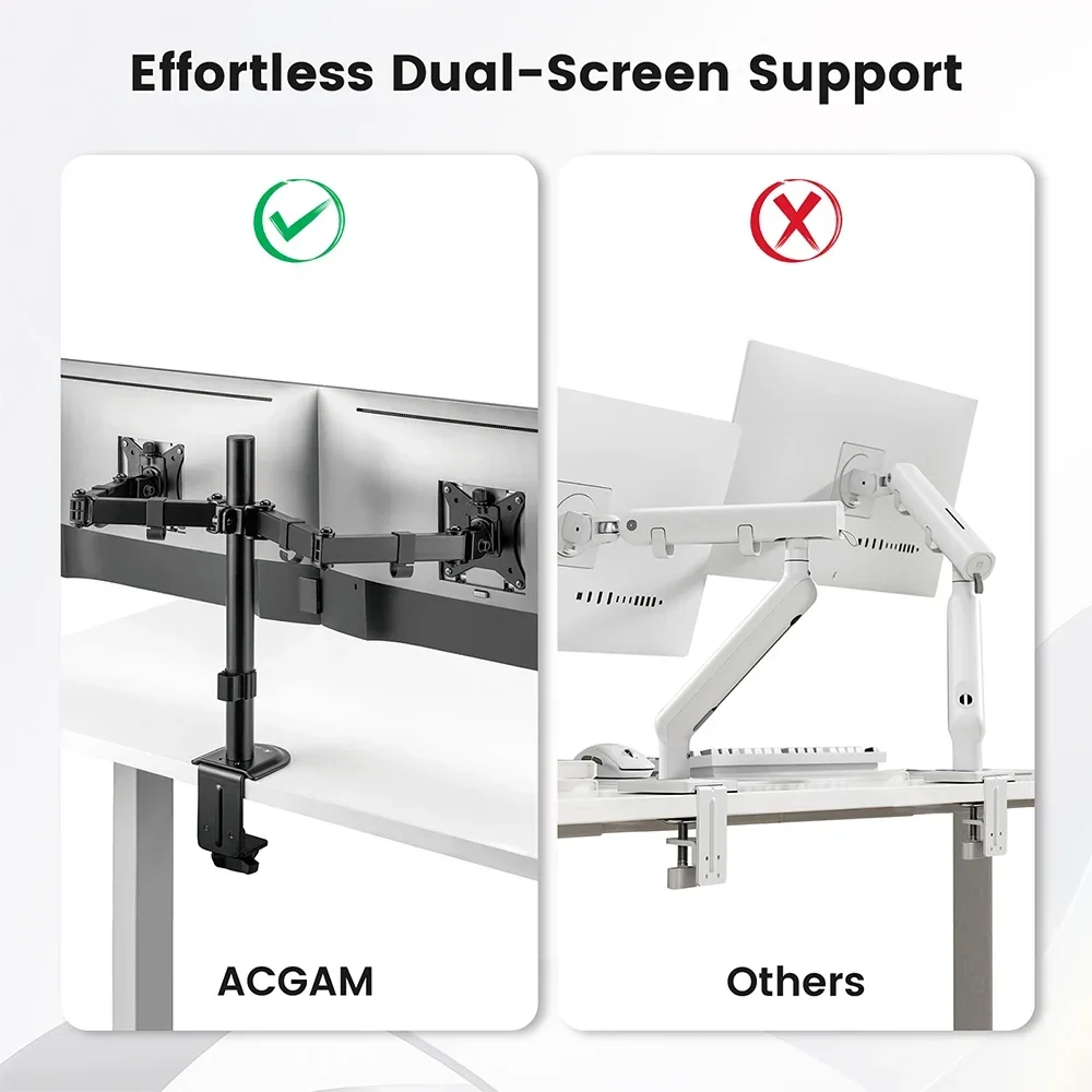 Dual Monitor Mounting Arm for Enhanced Workspace - Image 7