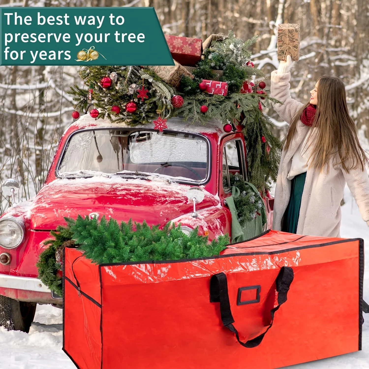 Durable Waterproof Organizer for Holiday Tree Storage - Image 18