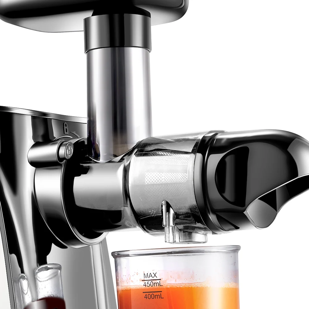 AMZCHEF Slow Juicer with Two Speed Modes GM3001 White 3