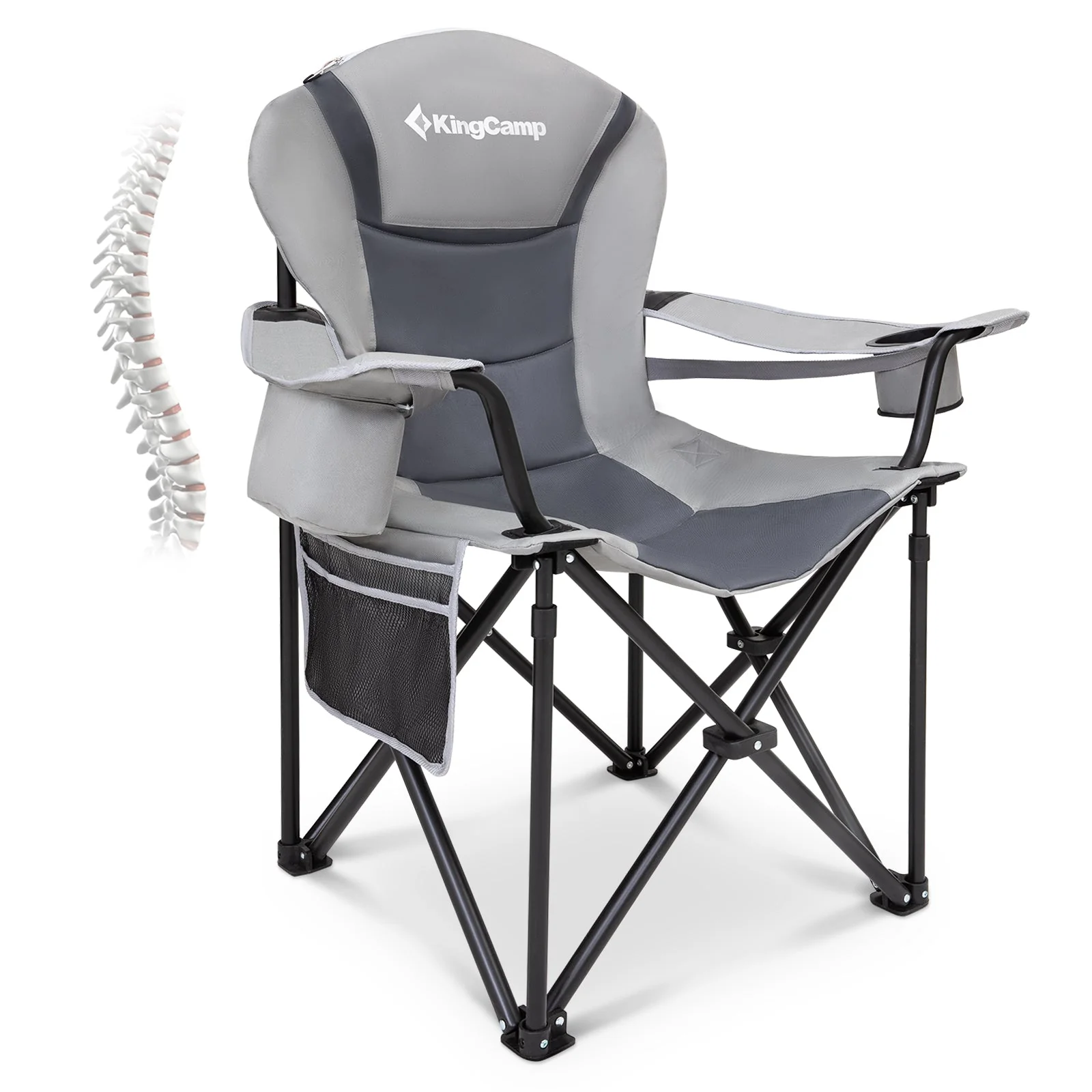 KingCamp Lumbar Support Oversized Camping Chair - Image 11