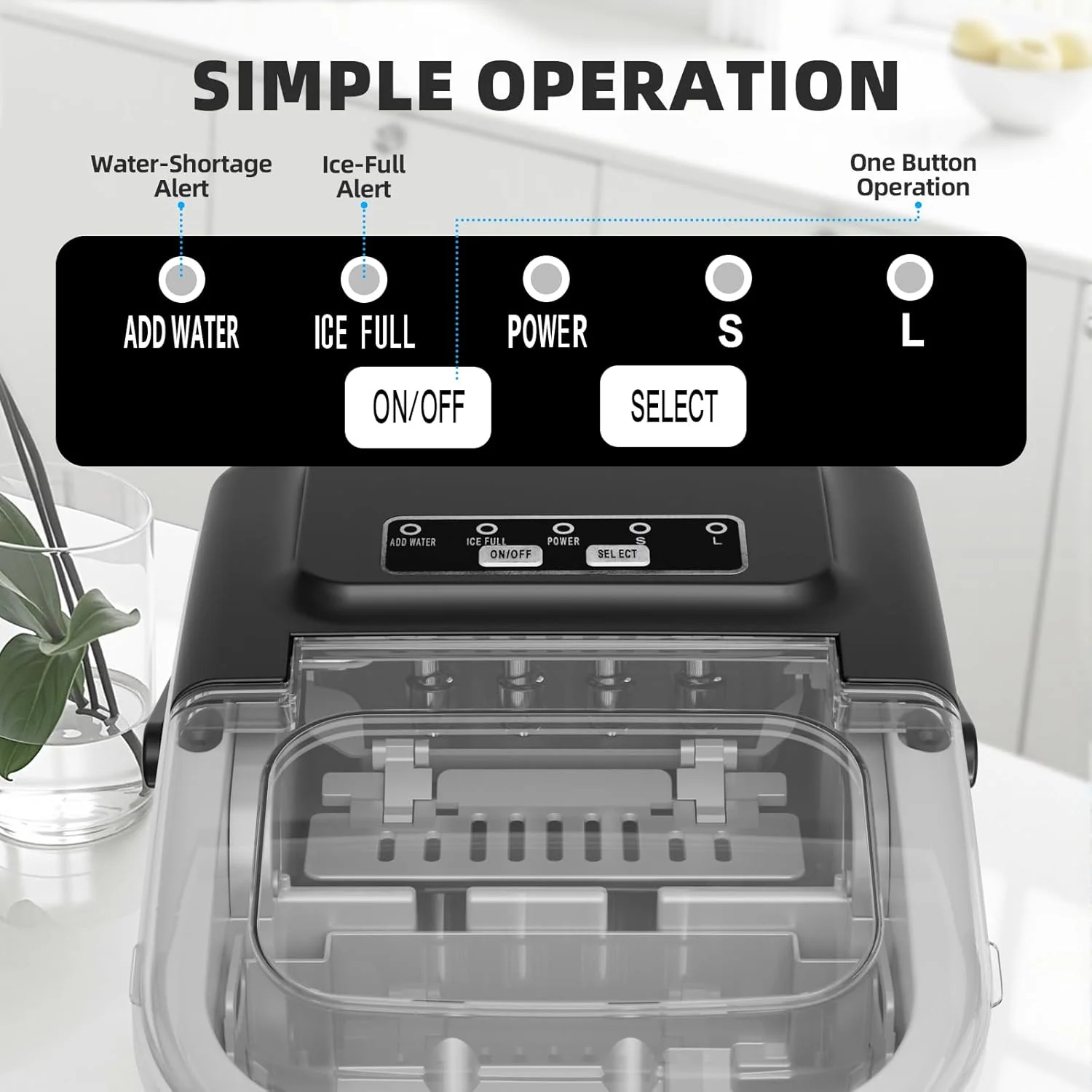 Countertop Ice Maker with Handle 58012RIM1 - Image 3