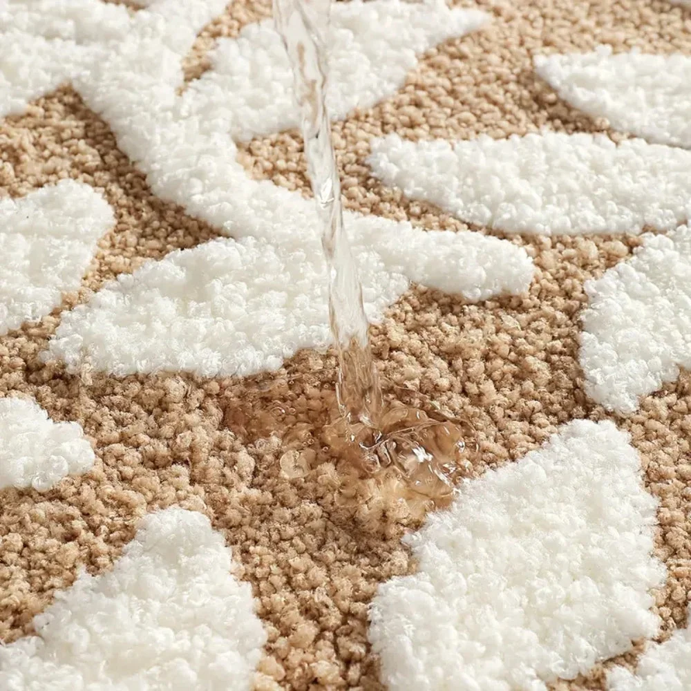 Bath Mat Plush Microfiber Non-Slip TPR Backing - Image 8