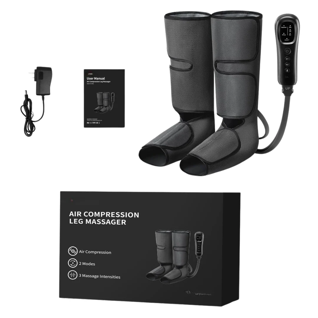Foot and Calf Compression Massage Device – 2 Modes, 3 Intensity Levels - Image 2