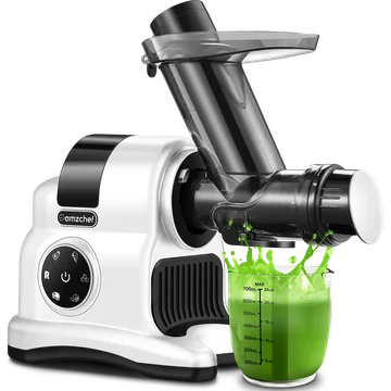 AMZCHEF 5-in-1 Inovative Cold Press Slow Juicer ZM1517 White