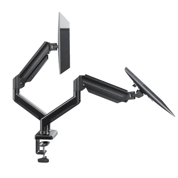 33-Inch Dual Monitor Stand with Adjustable Arms
