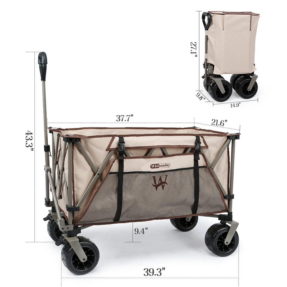 Whitsunday Moko Large Folding Wagon Cart