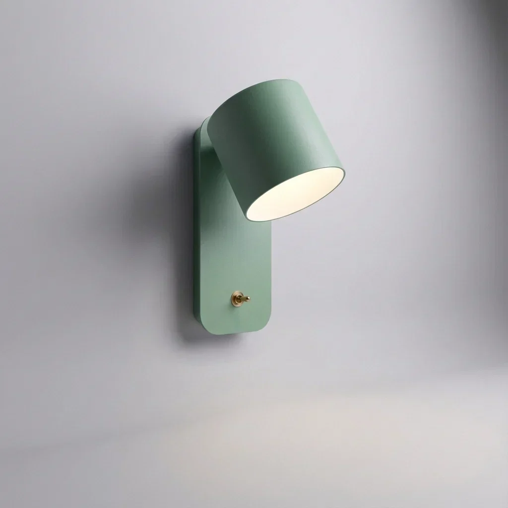 Modern LED Wall Light with Built-In Switch for Cozy Spaces - Image 4