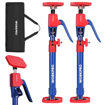 WORKPRO Cabinet Jack Support Pole, 18-1/2" to 29-1/2" Adjustable, 154 lbs, 2-Pack