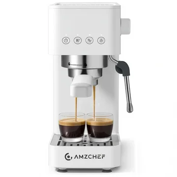 AMZCHEF Espresso Machine 20 Bar with 40oz Removable Water Tank