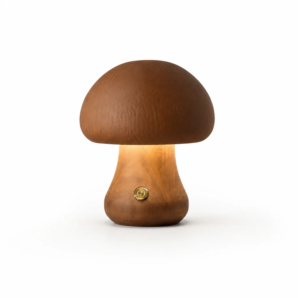 Night Light Mushroom Touch Control Warm White LED - Image 8