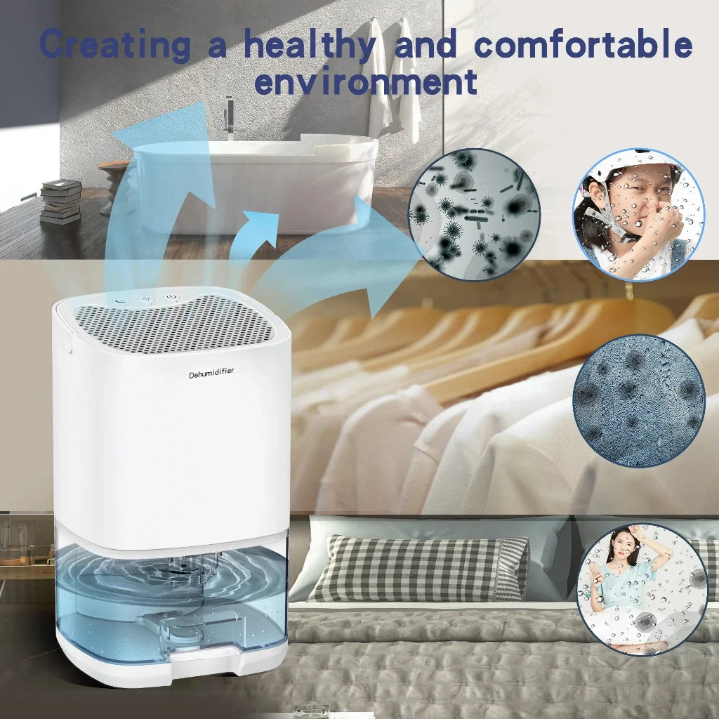 Compact Humidity Control Device with Soothing Night Light - Image 2
