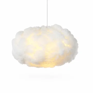 Pendant Light Cloud-Shaped Warm White LED