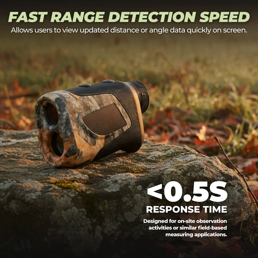 Hunting Rangefinder 1000Y Leaf Camo with 6X Laser Precision