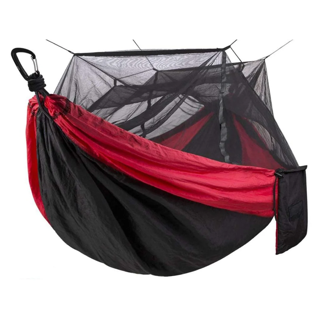 Outdoor Hanging Hammock with Mesh Netting, 78"x118 - Image 5