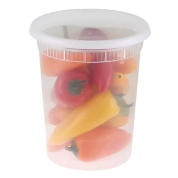 Reusable Food Storage Containers Set of 24 with Snap Lids