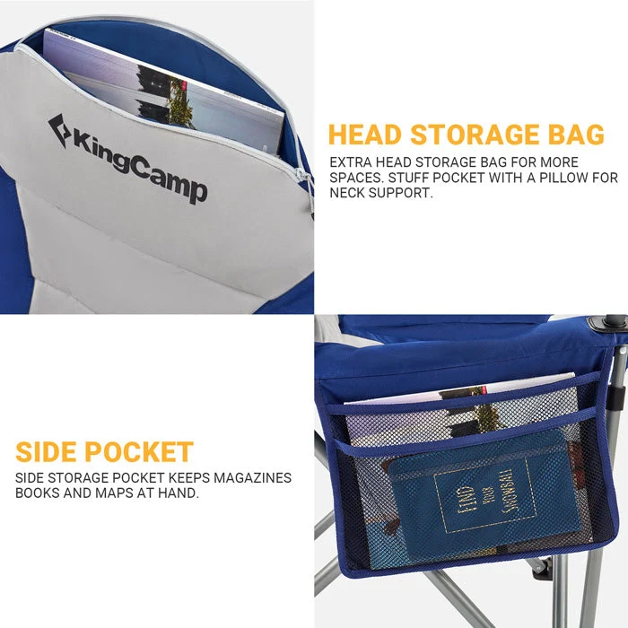 KingCamp Lumbar Support Oversized Camping Chair - Image 29