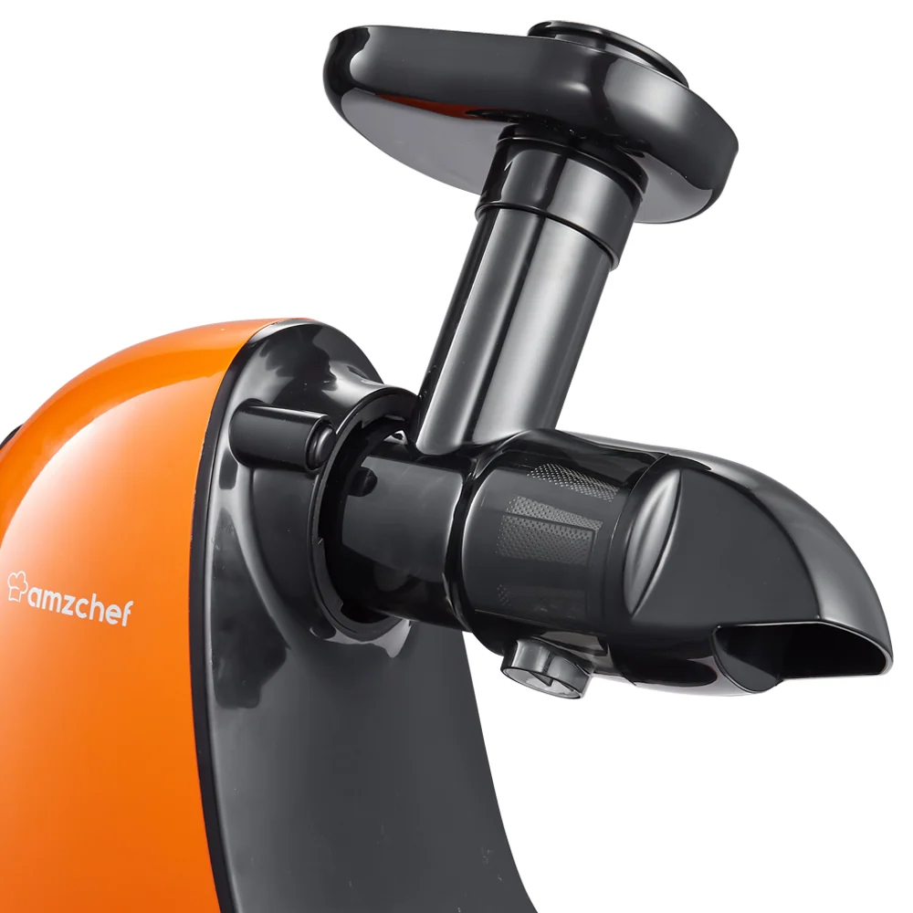 AMZCHEF Slow Juicer Masticating Juicer Machine ZM1501 Orange - Image 3