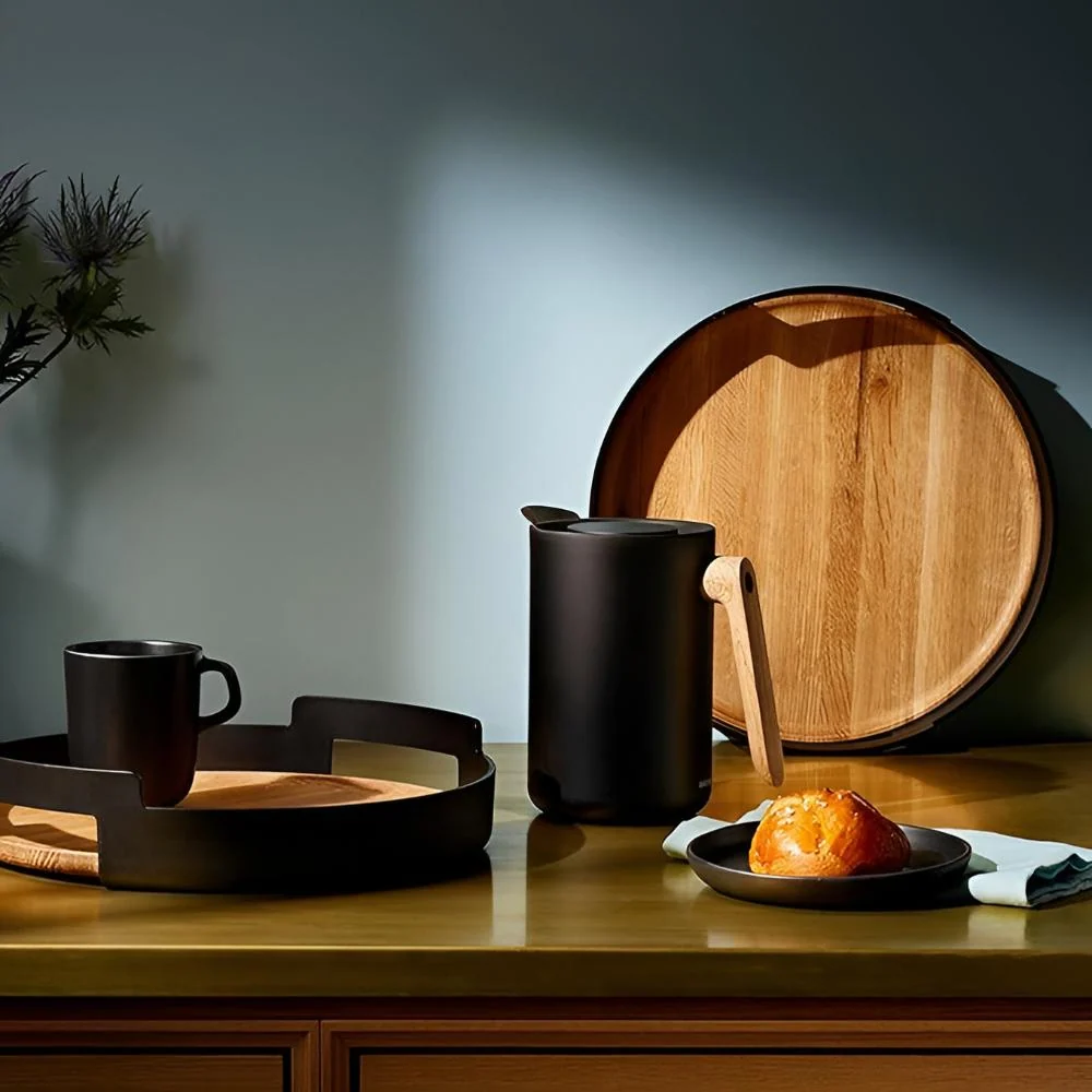 Serving Tray Sustainable Bamboo Nordic & Minimalist 12 Inch - Image 3